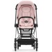 Stroller Cybex Mios 4.0 Peach Pink chassis Chrome Black