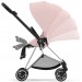 Stroller Cybex Mios 4.0 Peach Pink chassis Chrome Black