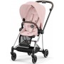 Stroller Cybex Mios 4.0 Peach Pink chassis Chrome Brown