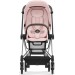 Stroller Cybex Mios 4.0 Peach Pink chassis Chrome Brown