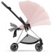 Прогулянкова коляска Cybex Mios 4.0 Peach Pink шасі Chrome Brown