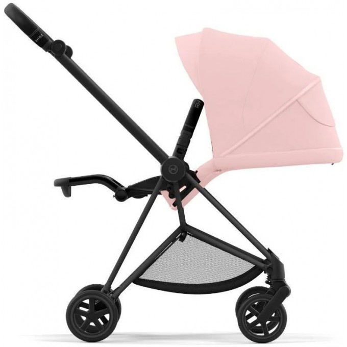 Cybex Mios 4.0 stroller 2 in 1 Peach Pink chassis Matt Black