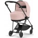 Cybex Mios 4.0 stroller 2 in 1 Peach Pink chassis Matt Black