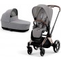 Cybex Priam 4.0 коляска 2 в 1 Plus Manhattan Grey шасси Rosegold