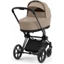 Cybex Priam 4.0 carrycot Cozy Beige + chassis Matt Black