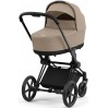 Cybex Priam 4.0 carrycot Cozy Beige + chassis Matt Black