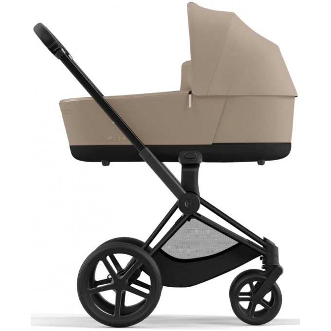 Cybex Priam 4.0 коляска 3 в 1 Cozy Beige шасси Matt Black