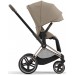 Cybex Priam 4.0 stroller 3 in 1 Cozy Beige chassis Rosegold