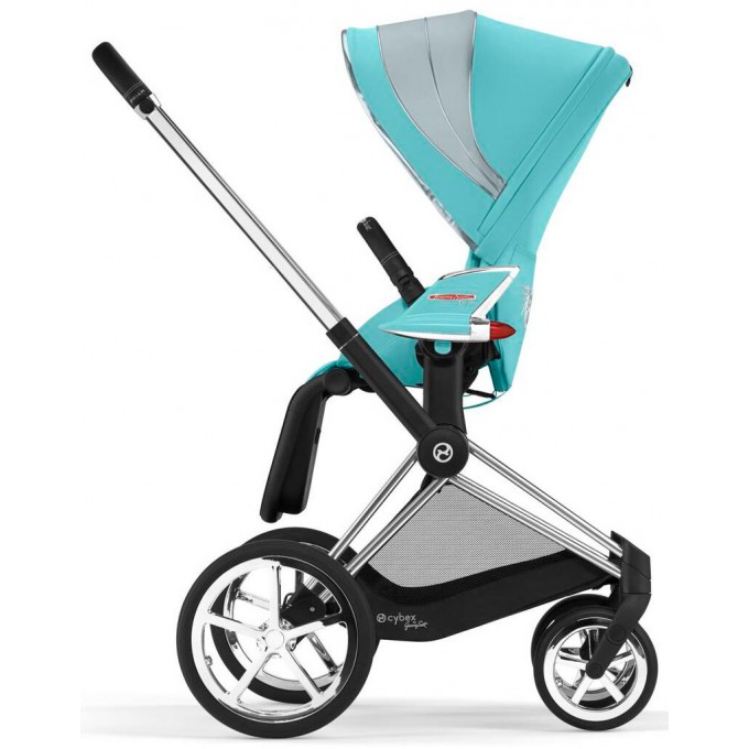 Cybex Priam 4.0 коляска 2 в 1 Jeremy Scott Car шасі Chrome