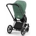 Cybex Priam 4.0 stroller 2 in 1 Leaf Green chassis Chrome Black