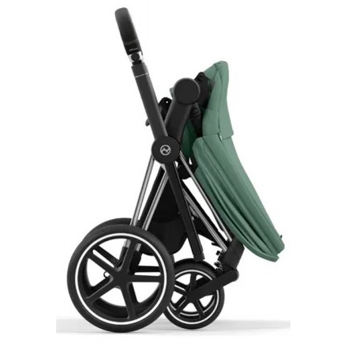 Cybex Priam 4.0 stroller 2 in 1 Leaf Green chassis Chrome Black