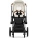 Cybex Priam 4.0 stroller 2 in 1 Off White chassis Chrome Brown