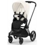 Коляска Cybex Priam Off White шасси Matt Black 4.0