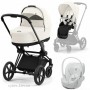 Cybex Priam 3 в 1 Off White шасси Matt Black 4.0 автокресло Cloud T i-Size White