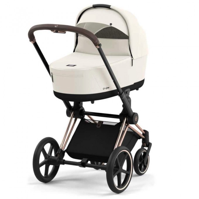 Cybex Priam 4.0 люлька Off White + шасі Rosegold