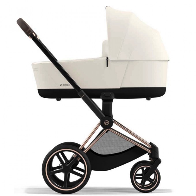 Cybex Priam 4.0 люлька Off White + шасі Rosegold