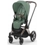 Коляска Cybex Priam Leaf Green шасси RoseGold 4.0