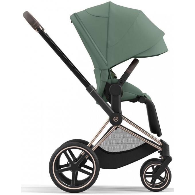 Stroller Cybex Priam Leaf Green chassis Rose Gold 4.0