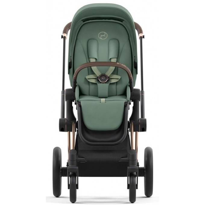Cybex Priam 4.0 stroller 3 in 1 Leaf Green chassis Rosegold