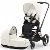 Cybex Priam 4.0 stroller 2 in 1 Off White chassis Rosegold