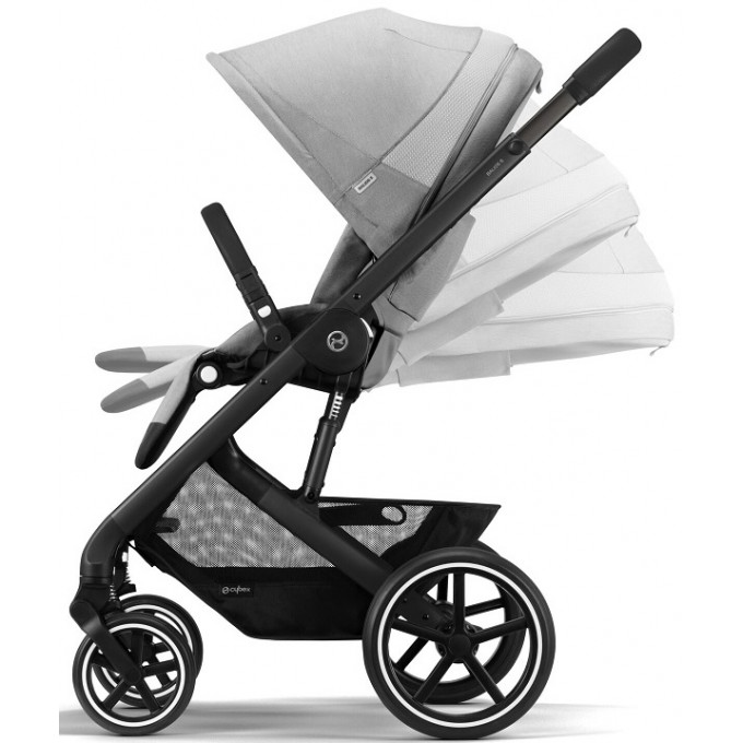 Коляска Cybex Balios S Lux 2 в 1 Lava Grey шасі black