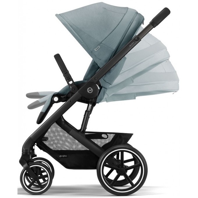 Коляска Cybex Balios S Lux 2 в 1 Sky Blue шасі black