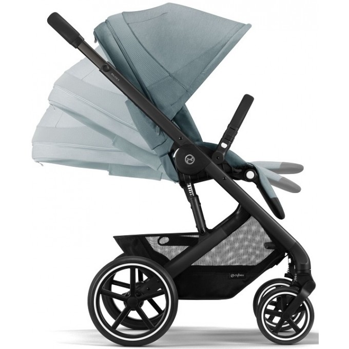 Коляска Cybex Balios S Lux 2 в 1 Sky Blue шасси black