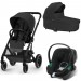 Коляска Cybex Balios S Lux 3 в 1 Moon Black автокресло Aton B2