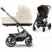 Коляска Cybex Balios S Lux Taupe 2 в 1 Chocolate Brown люлька Seashell Beige
