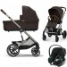Коляска Cybex Balios S Lux 3 в 1 Chocolate Brown автокрісло Aton B2 i-Size