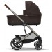 Коляска Cybex Balios S Lux Taupe 2 в 1 Almond Beige люлька Chocolate Brown