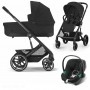 Коляска Cybex Balios S Lux 3 в 1 Moon Black автокресло Aton B2 Volcano Black 