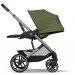 Коляска Cybex Balios S Lux Taupe 2 в 1 Moss Green люлька Chocolate Brown