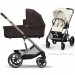Коляска Cybex Balios S Lux Taupe 2 в 1 Seashell Beige люлька Chocolate Brown