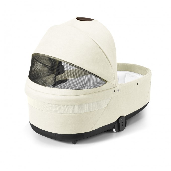 Коляска Cybex Balios S Lux Taupe 2 в 1 Chocolate Brown люлька Seashell Beige