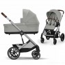Stroller Cybex Balios S Lux Silver 2 in 1 Stone Grey