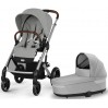 Коляска Cybex Balios S Lux Silver 2 в 1 Stone Grey 