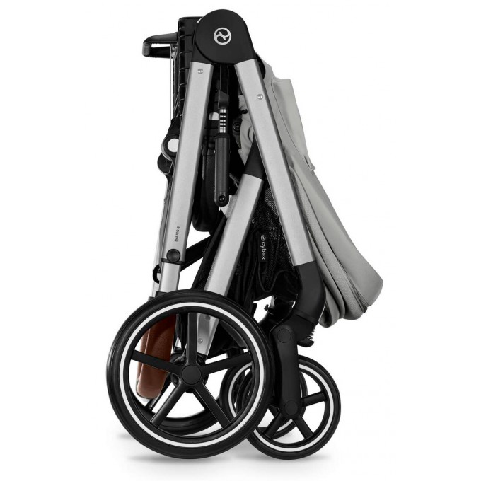 Коляска Cybex Balios S Lux Silver 2 в 1 Stone Grey 