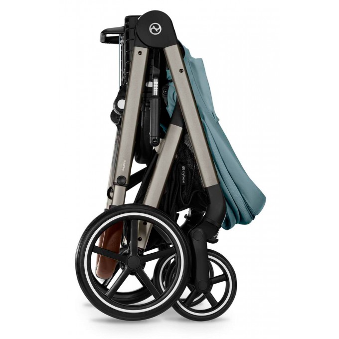 Коляска Cybex Balios S Lux Taupe 2 в 1 Stormy Blue 