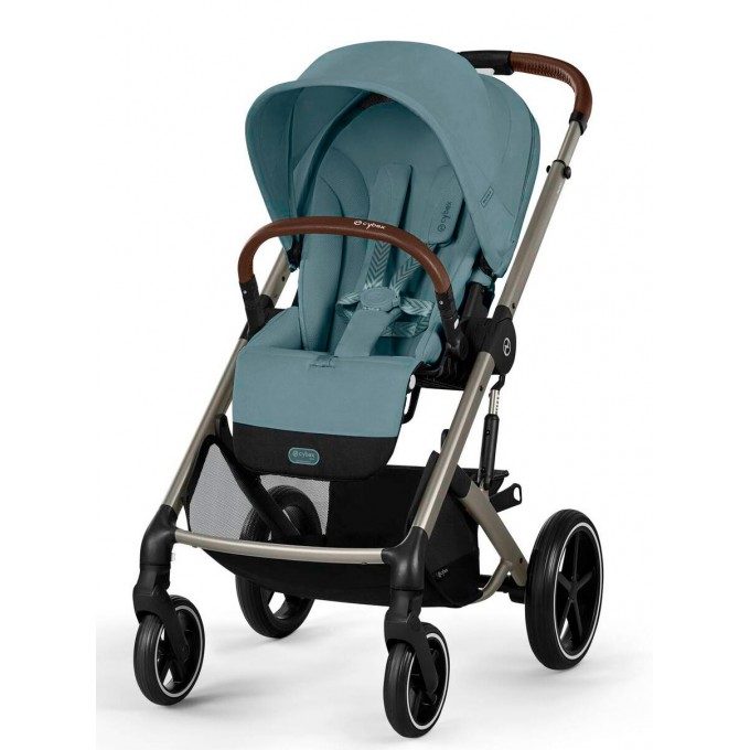 Коляска Cybex Balios S Lux Taupe 2 в 1 Stormy Blue 