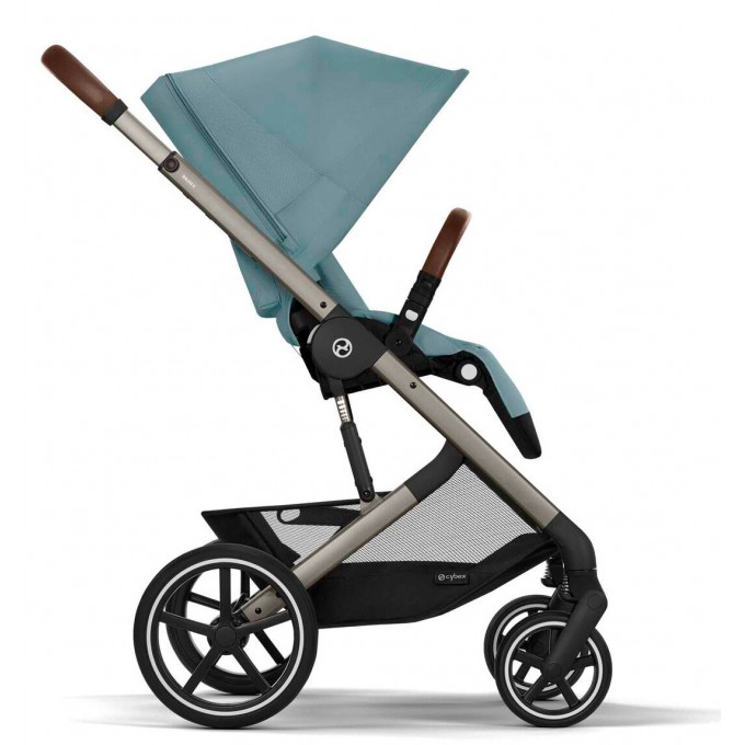 Коляска Cybex Balios S Lux Taupe 2 в 1 Stormy Blue 