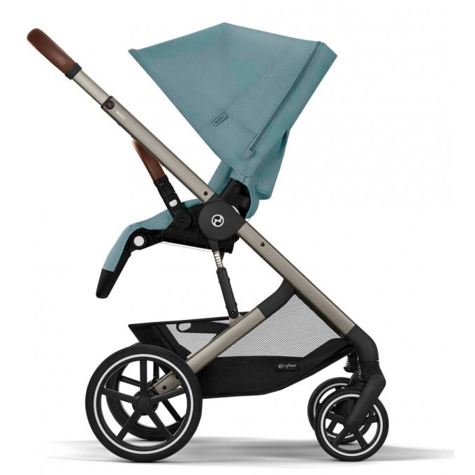 Коляска Cybex Balios S Lux Taupe 2 в 1 Stormy Blue 