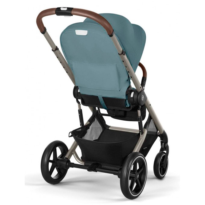 Коляска Cybex Balios S Lux Taupe 2 в 1 Stormy Blue 