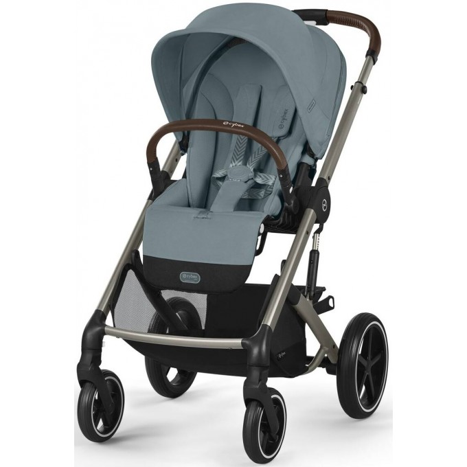 Коляска Cybex Balios S Lux Taupe 2 в 1 Stormy Blue 