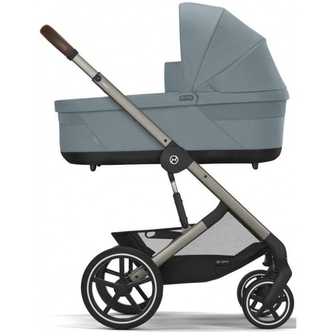 Коляска Cybex Balios S Lux Taupe 2 в 1 Stormy Blue 