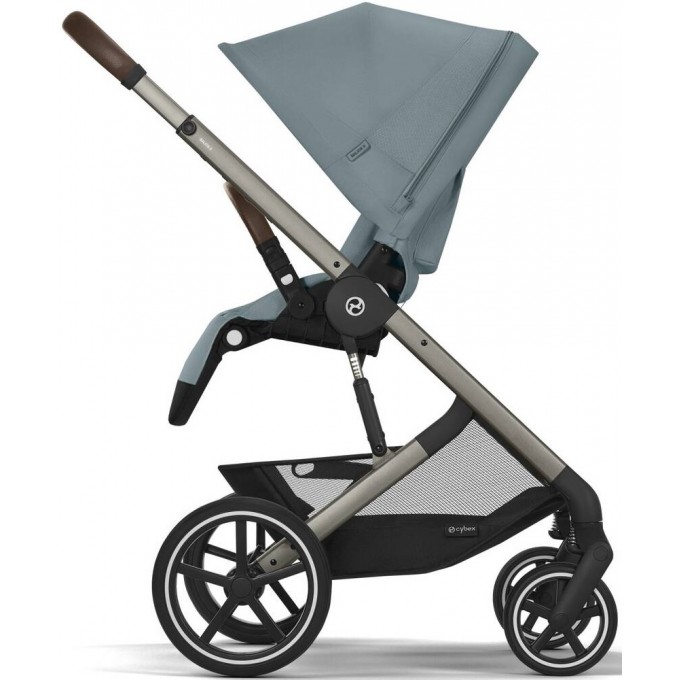 Коляска Cybex Balios S Lux Taupe 2 в 1 Stormy Blue 