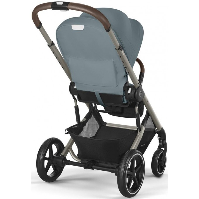 Коляска Cybex Balios S Lux Taupe 2 в 1 Stormy Blue 