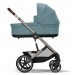 Коляска Cybex Balios S Lux Taupe 2 в 1 Stormy Blue 