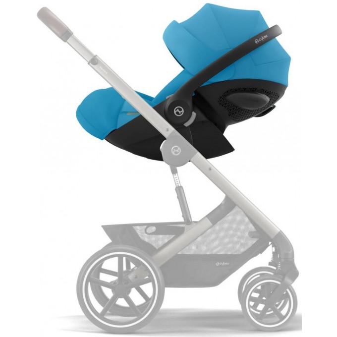 Коляска Cybex Balios S Lux 3 в 1 Ocean Blue автокресло Cloud G plus Beach Blue