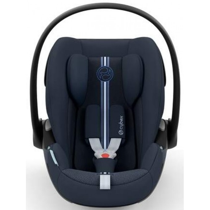 Cybex Priam 4.0 коляска 3 в 1 люлька Nautical Blue прогулка Plus Midnight Blue шасси Rosegold